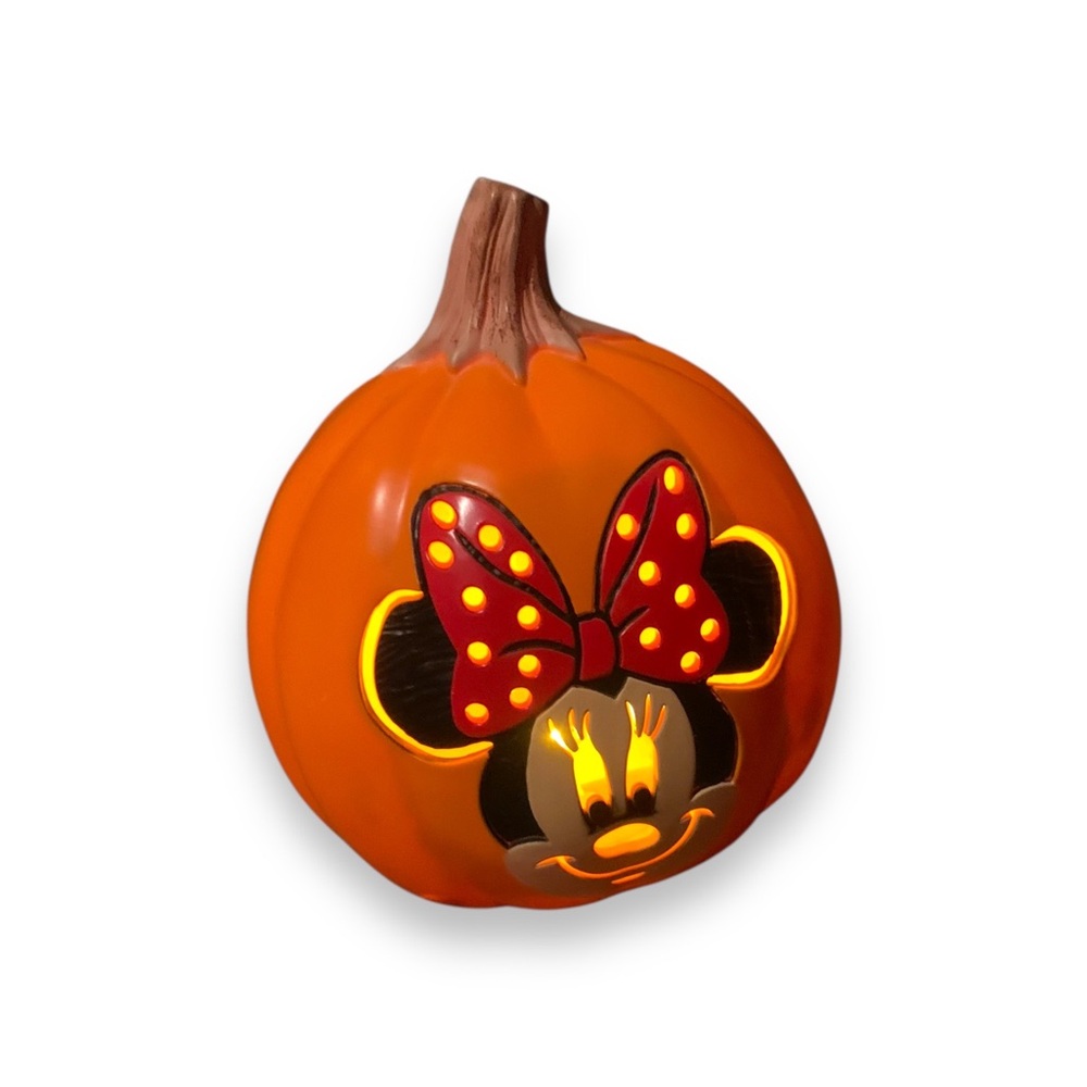 Halloween Minnie Mouse Pumpkin